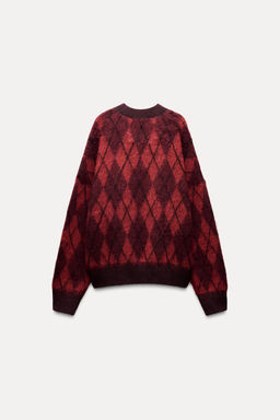 DIAMOND KNIT SWEATER - Zara фото 2