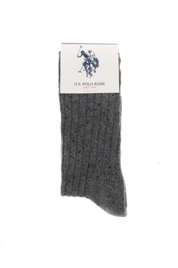 Женские серые меланжевые носки Неожиданная скидка в корзине - U.s. polo assn фото 4