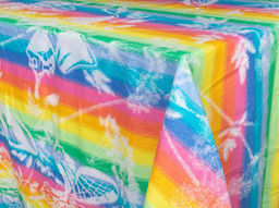 3с109.411ж1 Бабочки (св.радужка) Плед 208х150 см