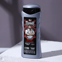 Подарочный набор Сила и честь, гель для душа 250 мл, аромат ледяная свежесть, мочалка