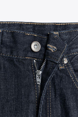 TRF STRAIGHT HIGH-WAIST JEANS WITH BELT LOOPS - Zara фото 9