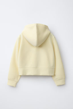 SUDADERA CREMALLERA CON MODAL / Amarillo claro - Zara фото 2