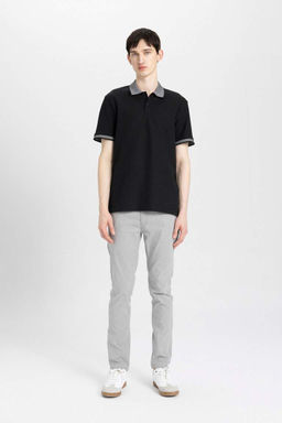 Брюки-чиносы узкого кроя из парусины - Defacto фото 7