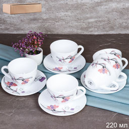 Блюдце / GRAY-GB220/(6834) Абстракция геометрия / ШТУЧНО