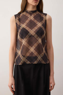 Kahverengi Dokuma Bluz TWOAW26BZ00298 - Trendyolmilla фото 5