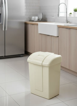 Контейнер для мусора "Форте" 13л слоновая кость С341СЛК