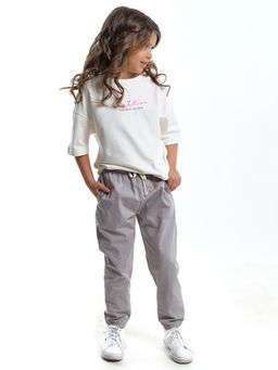 Брюки нарядные праздничные UD 7195 св.серый - Mini maxi фото 5