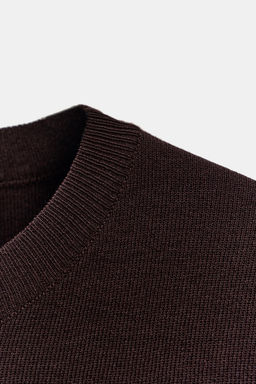 PLAIN KNIT SHORT SLEEVE TOP - Zara фото 8