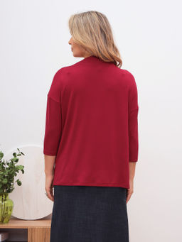 Джемпер женский T-lab TL-JP-001VI-бордо  фото 4