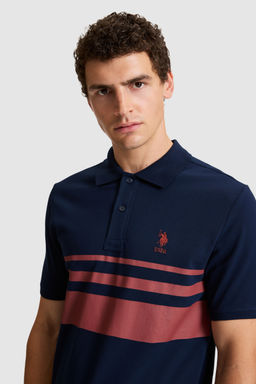 Erkek Lacivert Regular Fit Polo Yaka TiЕГrt - U.s. polo assn фото 2