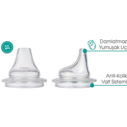 Тренировочная чашка-непроливайка с ручкой и антиколиковой соской, 270 мл Pink 7124982 - Mamajoo фото 4