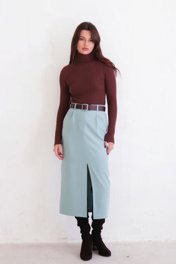 Юбка миди-макси с разрезом спереди - Martichelli фото 62