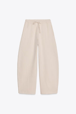 CONTRAST BALLOON TROUSERS - Zara фото 5