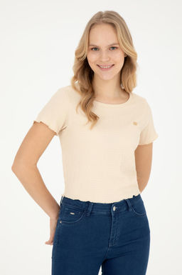 Женская разноцветная футболка - U.s. polo assn фото 10