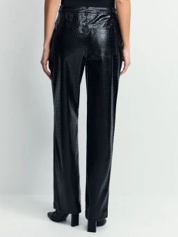 Прямые брюки из искусственной кожи / Zarina