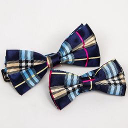 Галстук - бабочка для мальчика и папы «Набор для фотосессии», 2 шт., синий, M&B