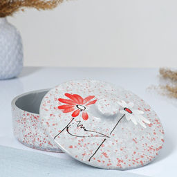 Набор для холодца Псковский гончар «Ромашка двойная», 3 шт., 750 мл, керамика, серый