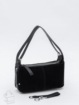 Сумка женская кожаная 6148QF black Polina&Eiterou