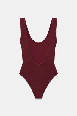 BA?ADOR TEXTURA / Marr?n - Zara фото 7