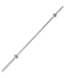 Гриф для штанги прямой STARFIT BB-103 150 см, d=25 мм, металл, с металлическими замками, хром