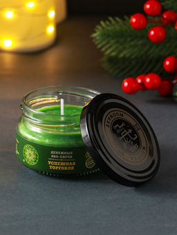 Эко - свеча магическая «Успешная торговля», из натурального воска, 7×5 см