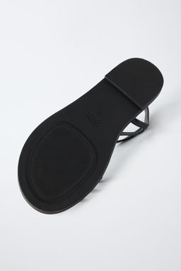 SANDALIA TIRAS / Negro - Zara фото 7