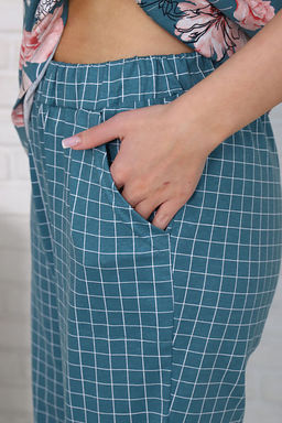 Костюм с брюками (00991, зеленый) - Плиона фото 15