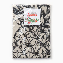 Цена за 2 шт. Полотенце кухонное Доляна Pineapple 35х60 см, 100% хлопок, 160г/м2  фото 5