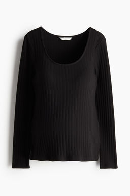 MAMA Camiseta en punto de canale - H&m фото 6