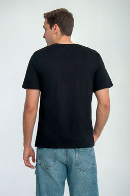 Арт. 67122 Футболка мужская 48-56 (5 шт) Цвет:черный - Идеал фото 3