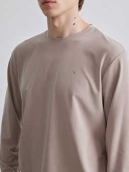 Bisiklet Yaka Erkek Sweatshirt