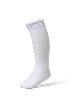 OMSAkids Gambaletto 32A01 ажур с рис на резинке - bianco