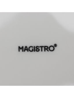 Тарелки глубокие Magistro Basic bistro, 450 мл, d=15.5 см, набор 6 шт., фарфор, белые  фото 6