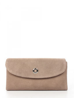 LACCOMA кошелек LA-1088-З-серо-бежевый натуральная замша