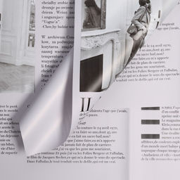 Цена за 20 шт. Пленка флористическая Газета моды 65мкм, 50 х 58 см