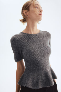 Top en punto de canal? con peplum - H&m фото 6