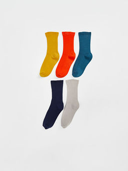 Basic Erkek ?ocuk Soket ?orap 5li