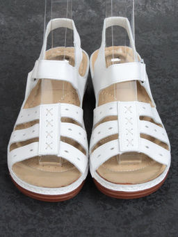 06-PEI02-1 WHITE Туфли летние женские (натуральная кожа) - No name фото 7