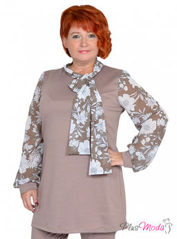 Туника Модель №1370 размеры 44-84 - Plusmoda фото 6