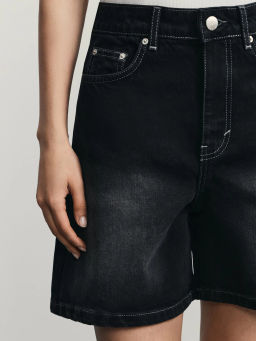 Джинсовые шорты А-силуэта / Zarina  фото 6