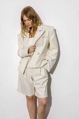 Жакет Pirs 6752 светло-бежевый меланж