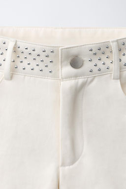 BERMUDA DETALLE TACHAS Y ESTRELLAS / Crudo - Zara фото 3