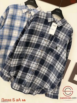 Рубашка женская в клетку