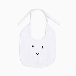 Набор Крошка Я (полотенце-уголок, рукавица, нагрудник), белый, 100% хл, 360 гр/м2  фото 8