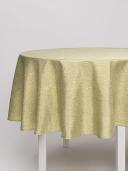 Скатерть D180 зеленый полиэстер - Denastia фото 3