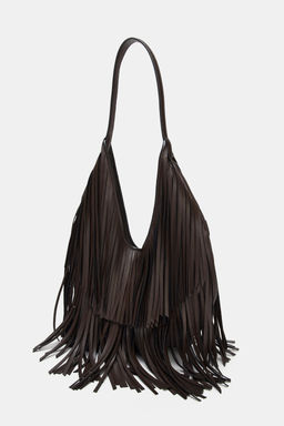 FRINGED TOTE BAG - Zara фото 3