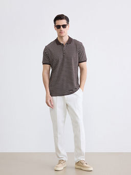 Polo Yaka ?izgili Erkek Ti??rt