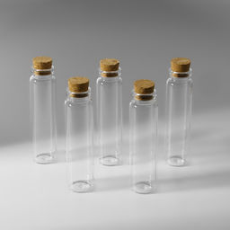 Цена за 2 шт. Баночки для хранения мелочей, d=2×7.5 см, 5 шт.