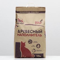 Наполнитель древесный «Пижон», Bio, 10 л