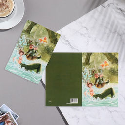 Цена за 5 шт. Отрытка Лови удачу за хвост! русалка, рыбак, 15 x 10,5 см - Simaland фото 2